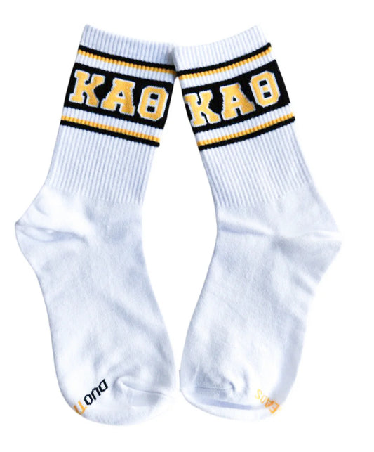 Kappa Alpha Theta Sorority Line Socks