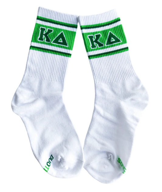 Kappa Delta Sorority Line Socks