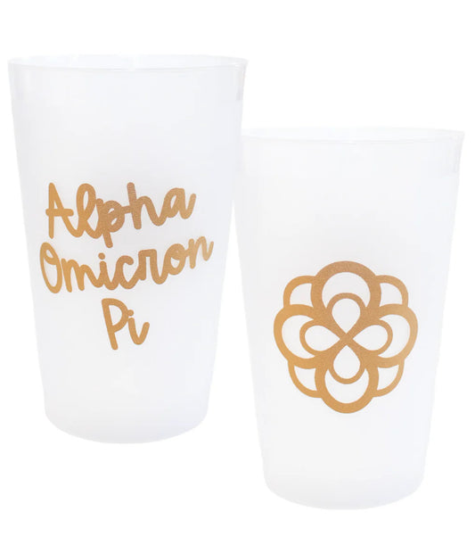 Alpha Omicron Pi Golden Frost Flex Cup