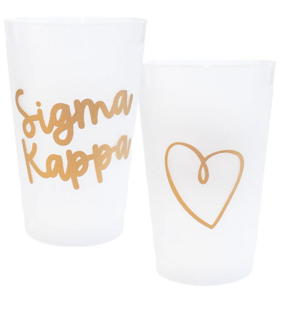 Sigma Kappa Golden Frost Flex Cup