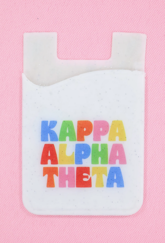 Kappa Alpha Theta Shimmer Phone Wallet