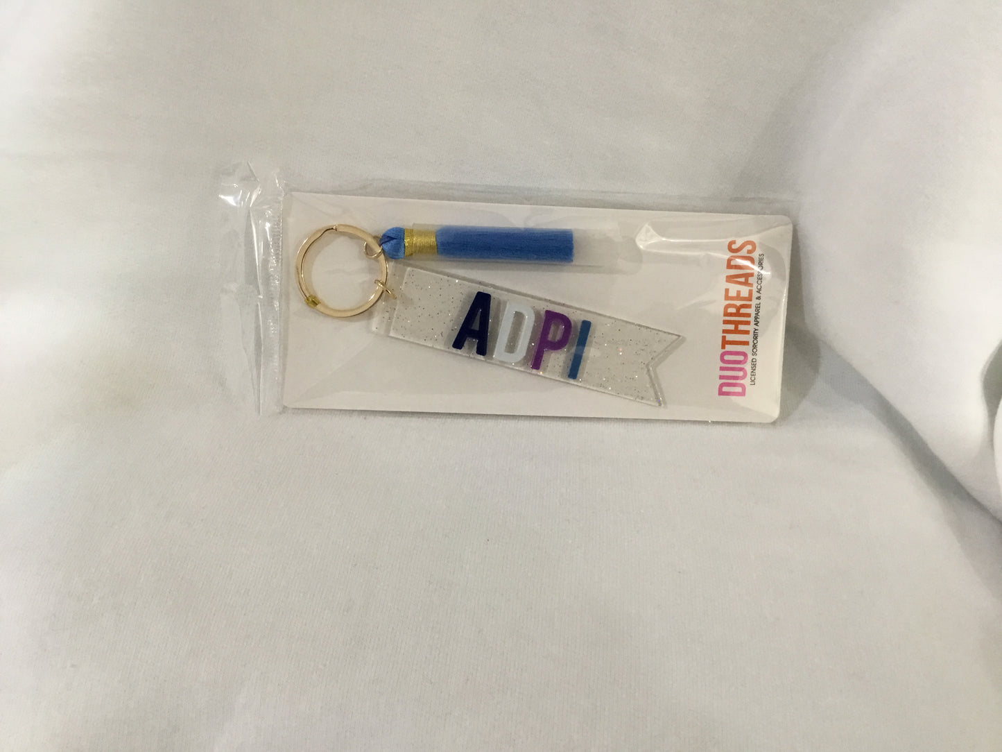 Alpha Delta Pi Multicolored Keychain