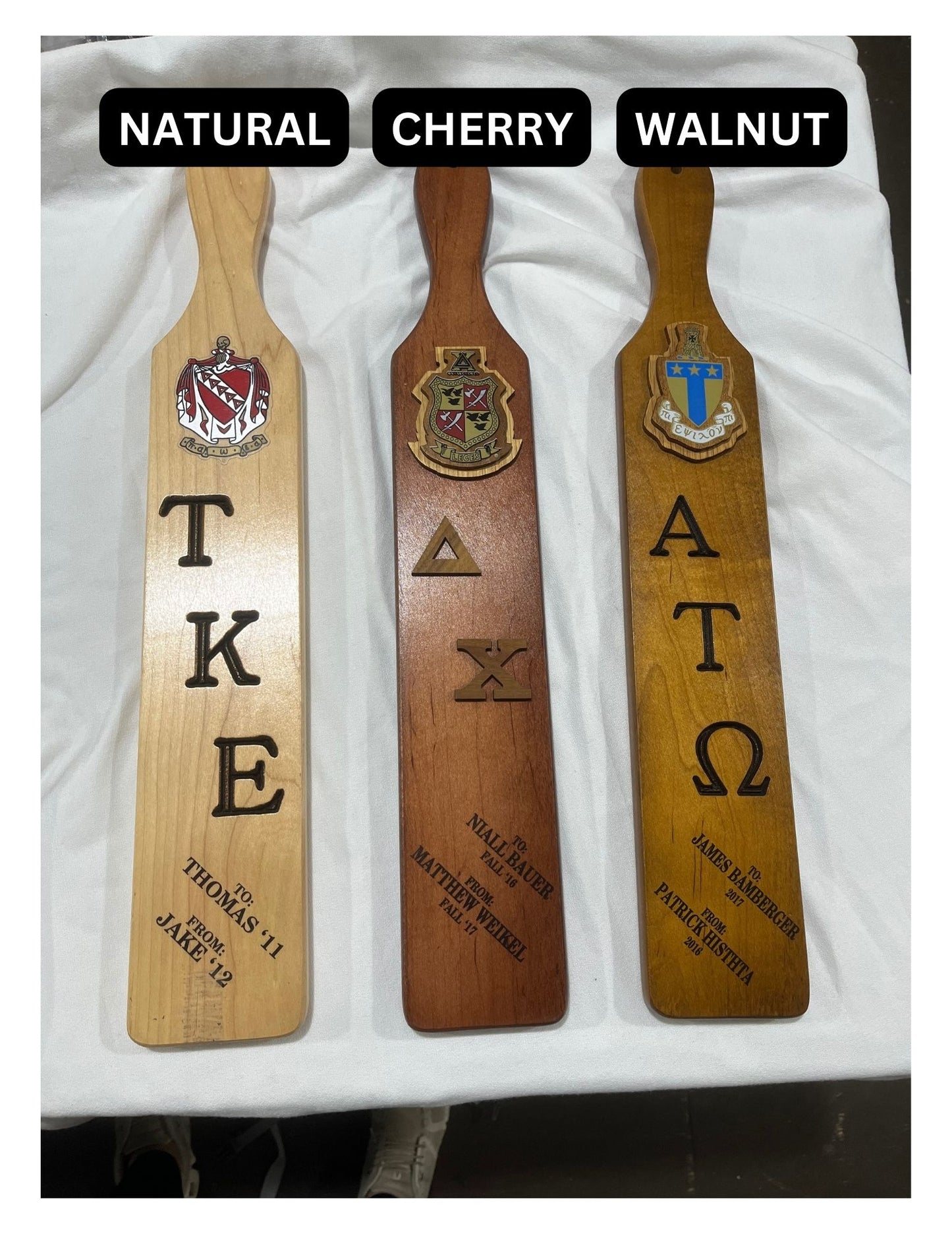 Fraternity Paddle WITH RAISED CREST – The Trunk Tuscaloosa