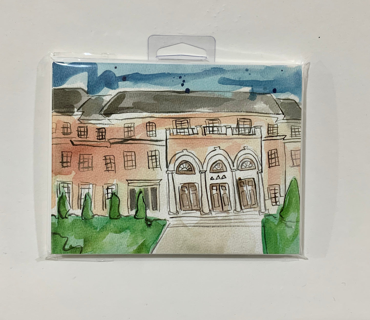 Delta Delta Delta Sorority House Notecard Set