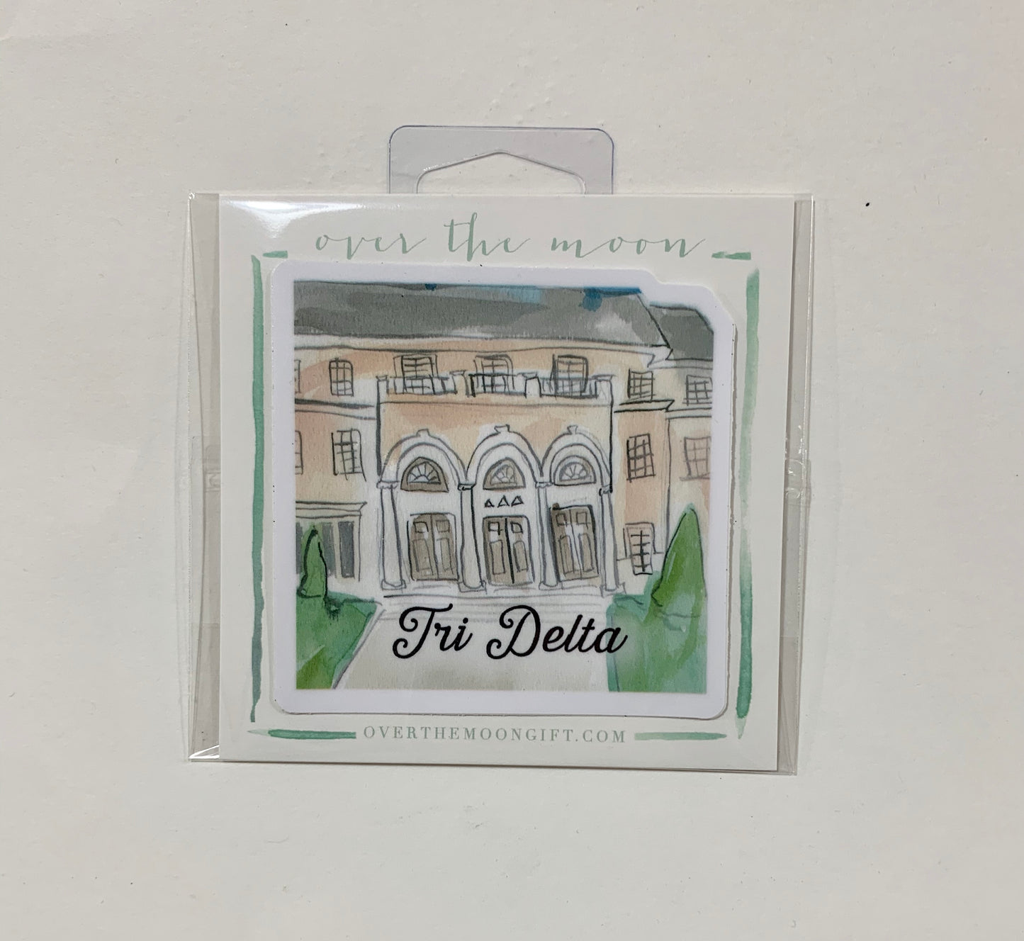 Delta Delta Delta Sorority House Decal