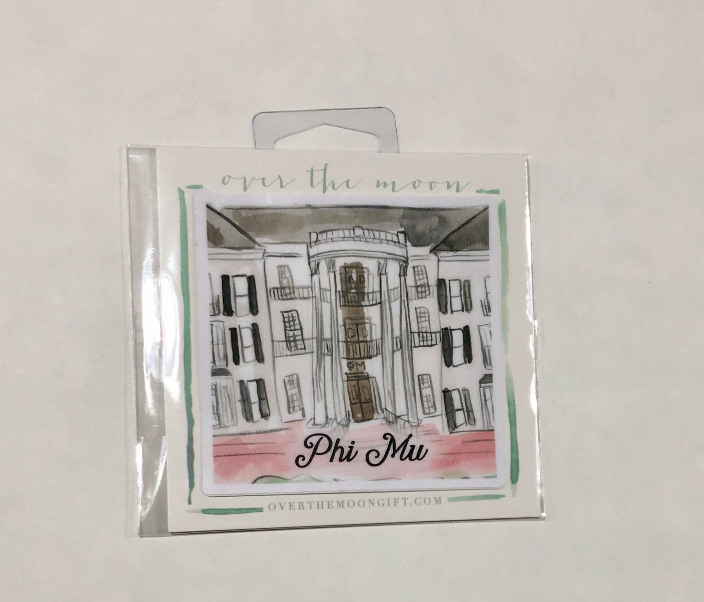 Phi Mu Sorority House Decal